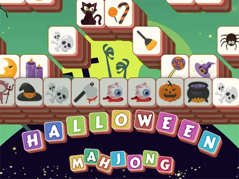 Play Halloween Mahjong Tiles - Free Online Puzzle